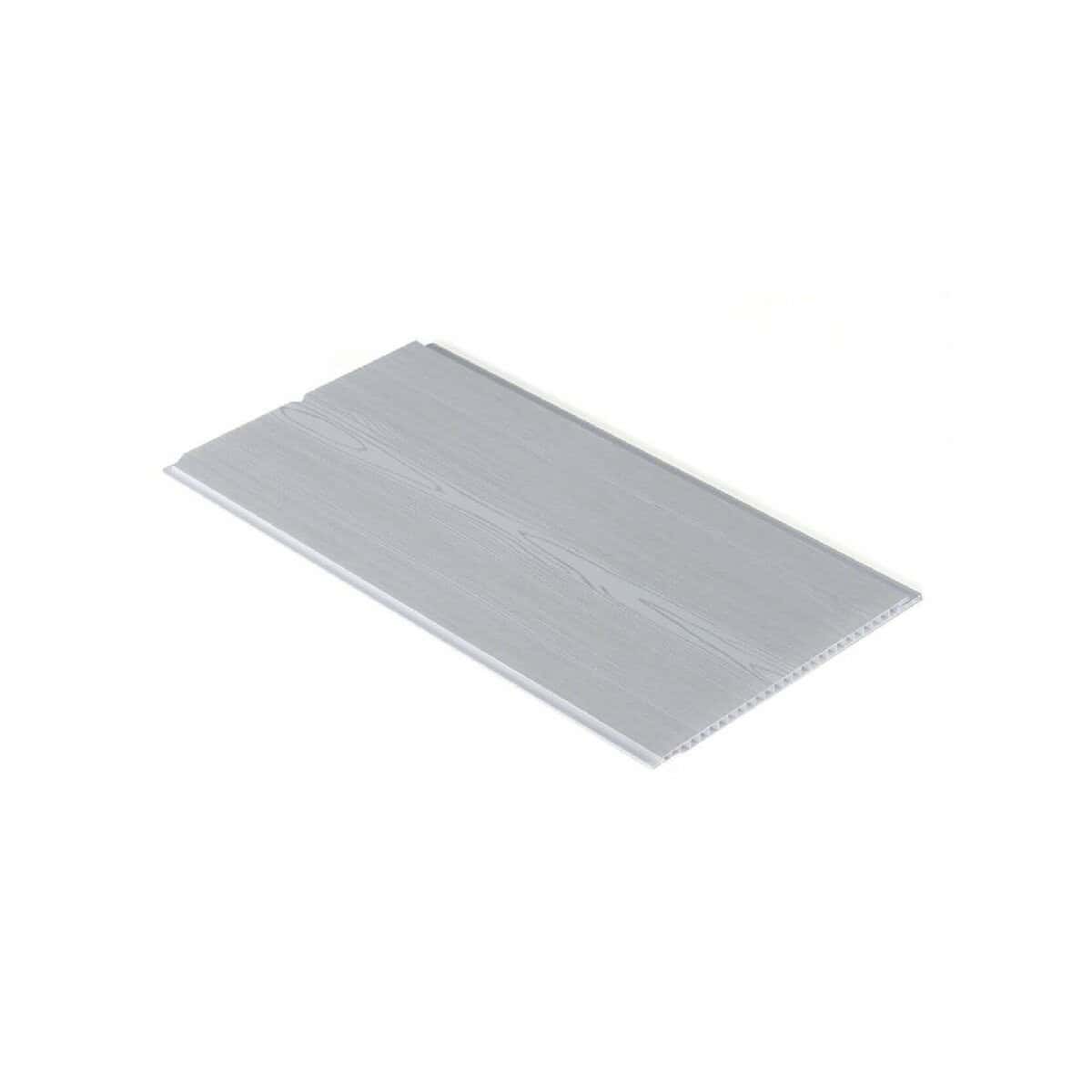 Tablilla PVC Veta Gris Lisa (1.18m2) Premium 7mx20cmsx5.90m